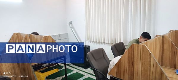 قرائت خانه دبیرستان نمونه آیت‌الله خامنه ای؛ مکانی ایمن و مجهز برای درس خواندن دانش آموزان 