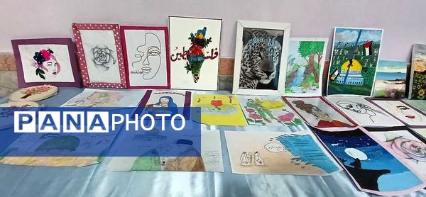 برگزاری نمایشگاه هفته هنرهای مدرسه (ماها) در آموزشگاه نمونه دولتی فدک فاروج