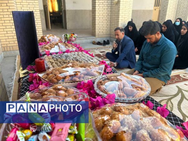 آغاز روز دانش‌آموزان رودخانه با قرائت زیارت عاشورا