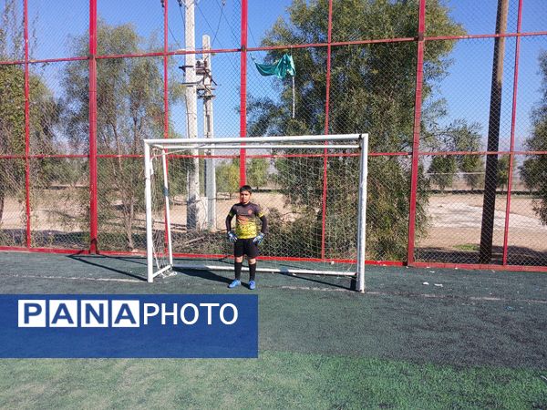 مسابقه فوتبال دوستانه در آموزشگاه شهید ابراهیم رضوی