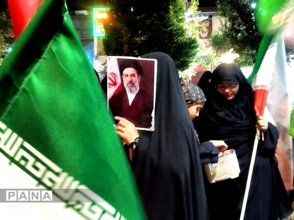 «موکب شهدای بسیج» در فلکه آزادی؛ میعادگاه دلدادگان و خادمان