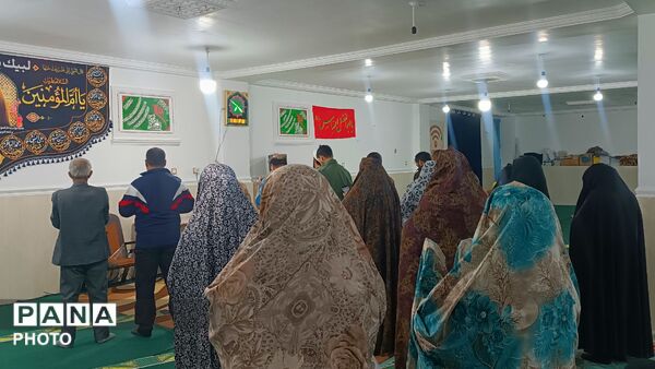 نماز استغاثه به امام زمان برای پیروزی رزمندگان جبهه اسلام در شهرستان مارگون