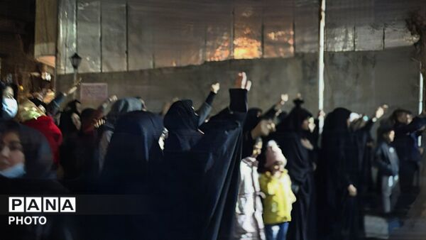 مردم فارسان، در سوگ رهبر انقلاب
