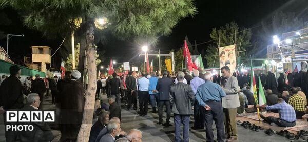 دویست و سی و دومین موج از اجتماعات شبانه در کاشمر 