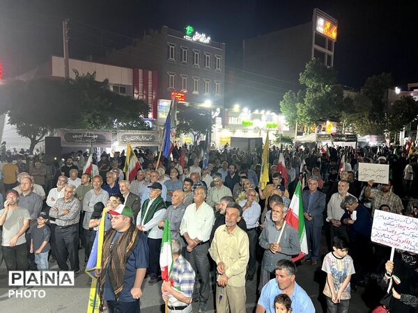 نود و چهارمین شب راهپیمایی و تجمع مردمی در ساوجبلاغ 