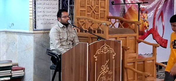 همایش قرآنی معتکفین اعتکاف دانش آموزی کاشمر
