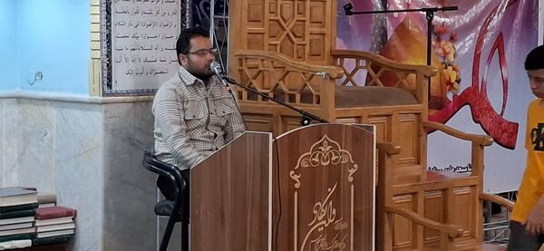 همایش قرآنی معتکفین اعتکاف دانش آموزی کاشمر