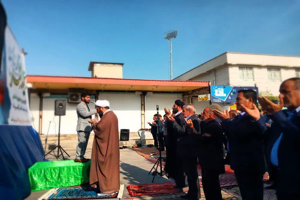 اقامه نماز عید سعید فطر در باشت