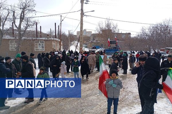 راهپیمایی ۲۲بهمن در شهر بار 