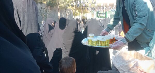 عزاداری فاطمی با حضور شهید گمنام در روستای ورجان قم