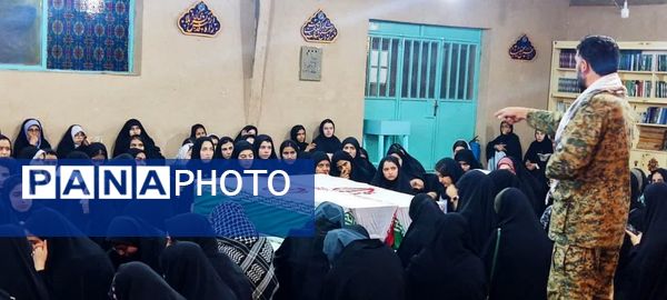 کاروان راهیان نور دانش‌آموزان دختر خراسان شمالی