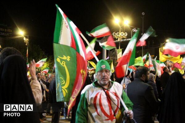 تجمع گسترده شهروندان بجنورد در حمایت از اقتدار کشور
