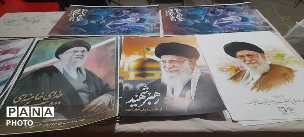 غرفه آموزش و پرورش شهرستان شیروان به‌مناسبت شهادت رهبر معظم انقلاب اسلامی برپا شد