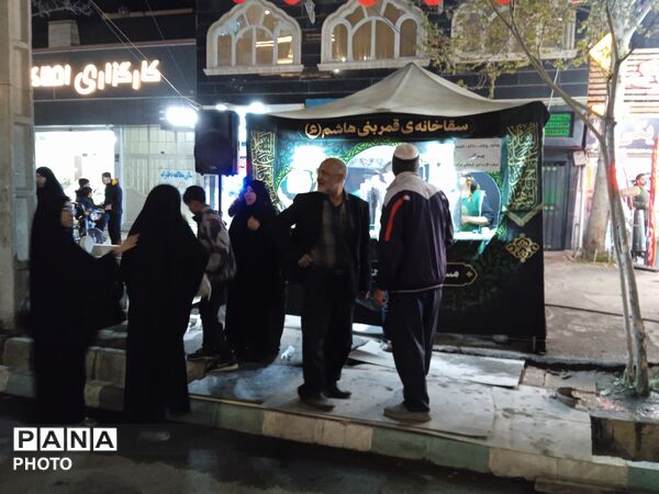 برپا شدن مواکب در حسینیه فضل نیشابور 