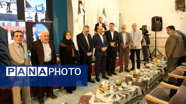 خشت گذاری ۵ پروژه‌ عمرانی منطقه ۵ آموزش و پرورش شهر تهران