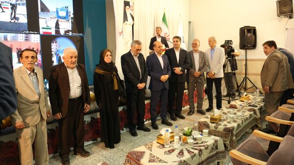 خشت گذاری ۵ پروژه‌ عمرانی منطقه ۵ آموزش و پرورش شهر تهران