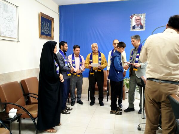 تقدیر مدیر آموزش و پرورش فاروج از خبرنگاران پانا