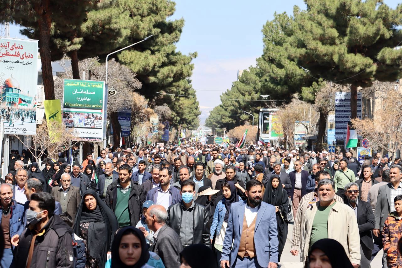 طنین فریاد قدس در خیابان‌های تربت حیدریه 