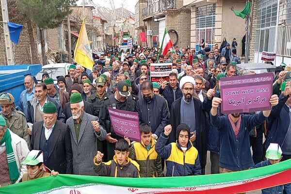 راهپیمایی یوم‌الله ۲۲بهمن ماه،  سالگرد ۴۷سالگی انقلاب اسلامی در شهر بار
