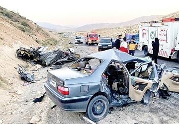جانباختن ۷۹۶ نفر در تصادفات ۱۹ روز گذشته