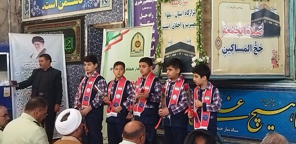 نماز عبادی و سیاسی جمعه همزمان با آغاز هفته نیروی انتظامی در نیشابور