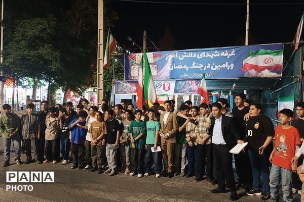 از تفسیر نهج‌البلاغه تا شورِ رجزخوانی، ضیافت دانش‌آموزان مدرسه نمونه رشد در موکب آموزش و پرورش