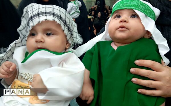 مراسم شیرخوارگان حسینی در بابانظر 