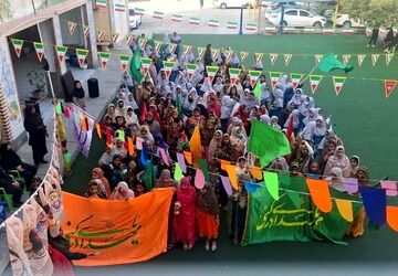 جشن عید شعبان در مدرسه شاهد شهید مصلحی میناب