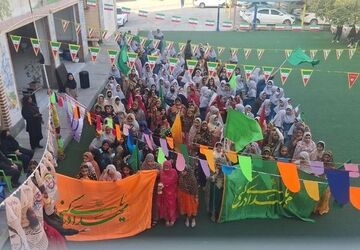 جشن عید شعبان در مدرسه شاهد شهید مصلحی میناب