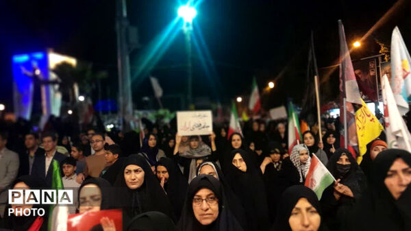 نود و پنجمین شب استقامت در کوهدشت