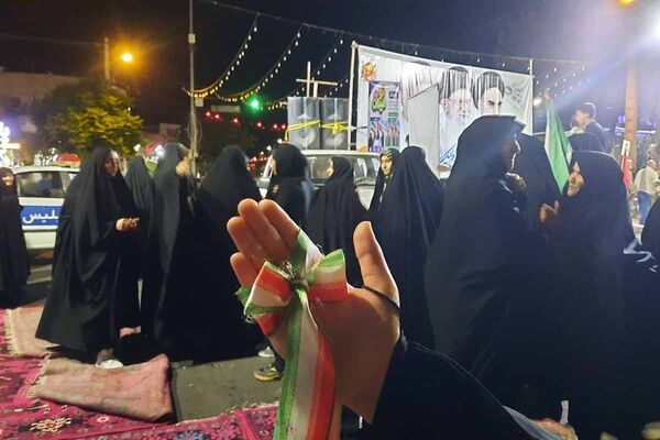 حضور حماسی مردم گرمه خیابان‌ برای دفاع از کشور