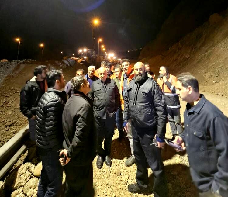 بازگشایی آزادراه پردیس- تهران پس از حادثه رانشی