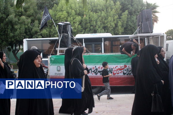 پیاده‌روی جاماندگان اربعین حسینی در بوشهر
