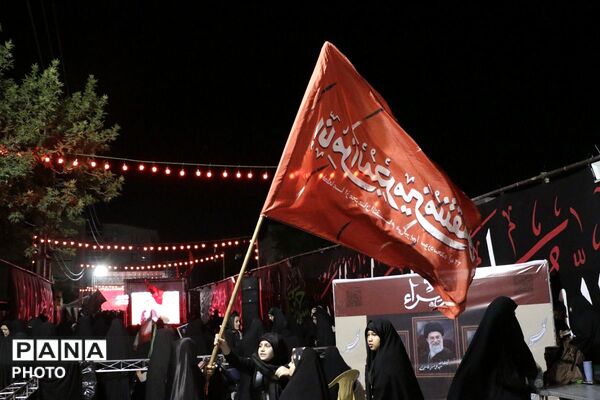 عزاداری شب اول محرم در صفادشت با حضور مردم