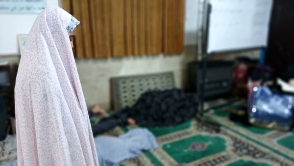 شور معنوی اعتکاف دانش‌آموزی در دامغان