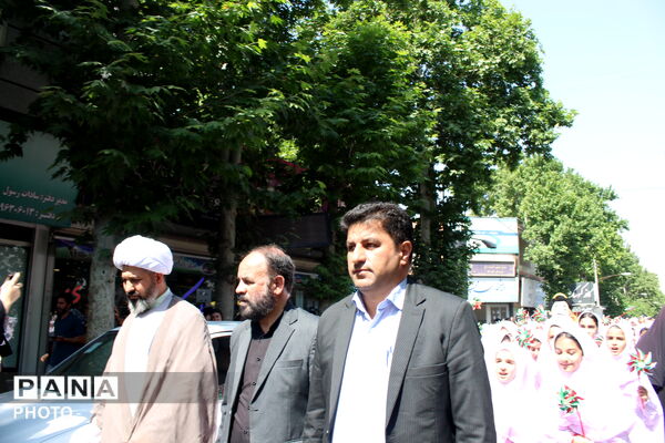  آغاز جشن بندگی دانش‌آموزان  شهرستان نظرآباد 
