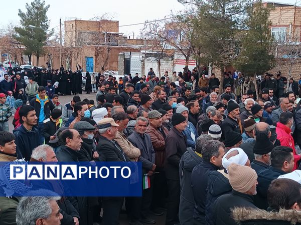 راهپیمایی 22 بهمن در شهر سلامی