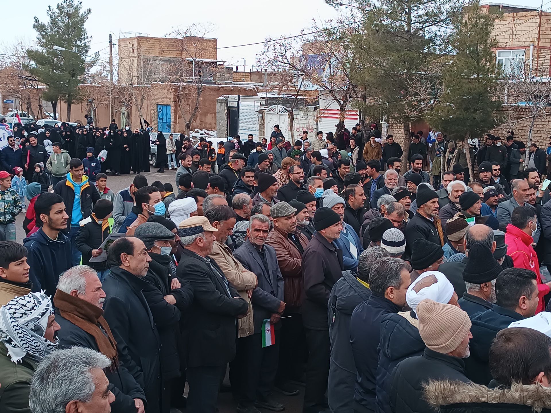 راهپیمایی 22 بهمن در شهر سلامی