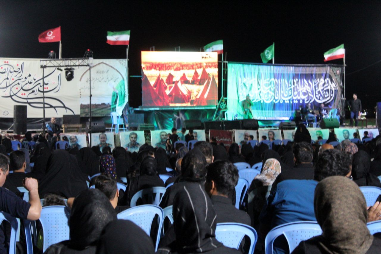 تئاتر دلدادگی در سلسله الذهب نیشابور در شب تاسوعای حسینی 