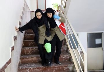 مانور سراسری زلزله در آذربایجان شرقی آماده‌باش برای لحظه‌ صفر