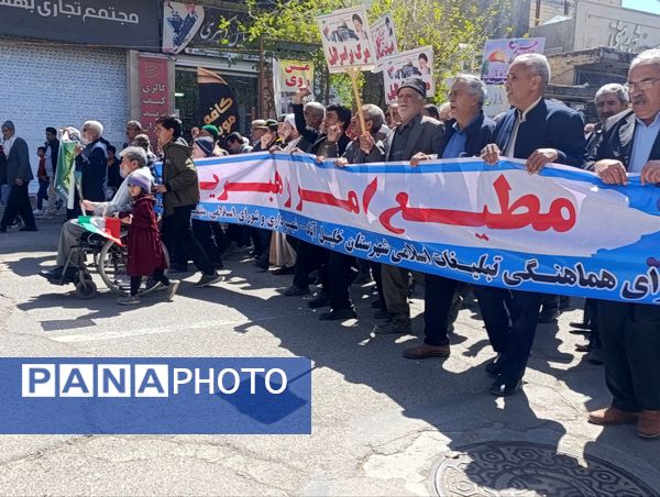 راهپیمایی باشکوه روز جهانی قدس در شهرستان خلیل‌آباد