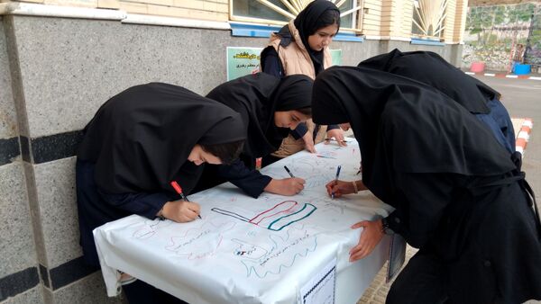 جشن جوانه‌ها در مدرسه دخترانه شهید رجایی اهر