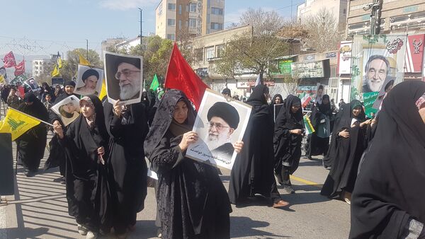 حضور پرشور و کوبنده مردم مشهد در راهپیمایی روز قدس