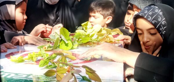 عزاداری فاطمی با حضور شهید گمنام در روستای ورجان قم