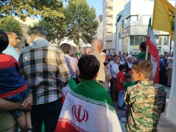 تجمع مردم شهرستان کاشمر علیه رژیم صهیونی 