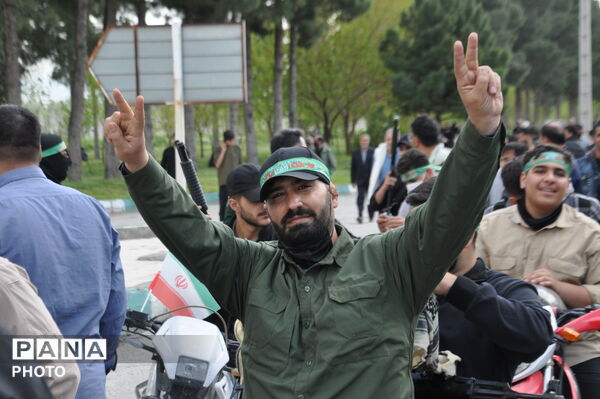 شکوه رزمایش «جانفدا برای ایران امام رضایی» در کرمانشاه