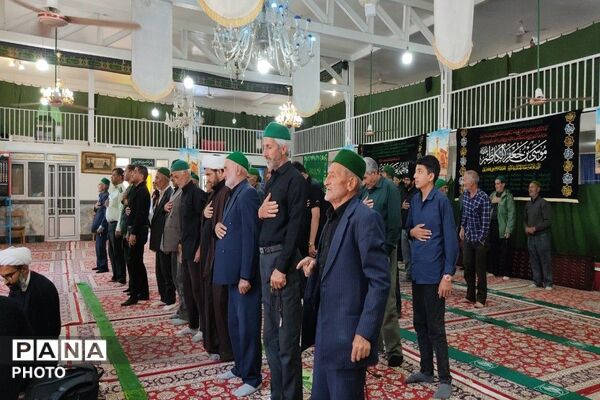 اقامه نماز عبادی سیاسی جمعه در نخستین روز از ماه محرم، مسجد جامع شهر بار