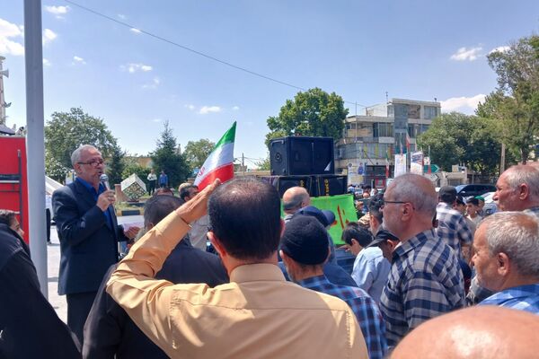 راهپیمایی جمعه خشم و نصر شهرستان قروه