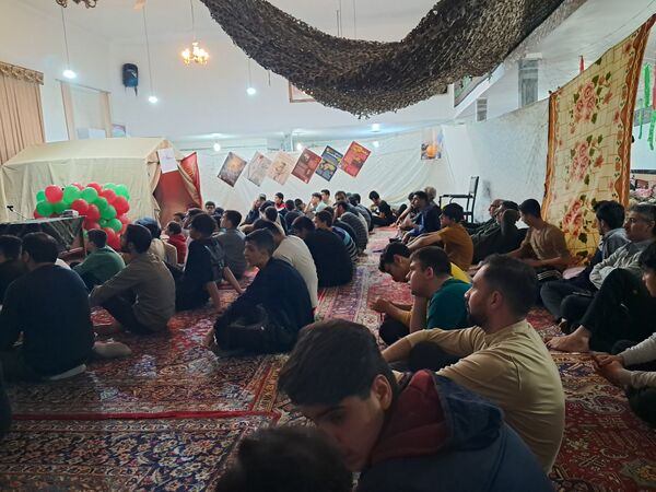 اعتکاف دانش‌آموزی در شهرستان عجب‌شیر