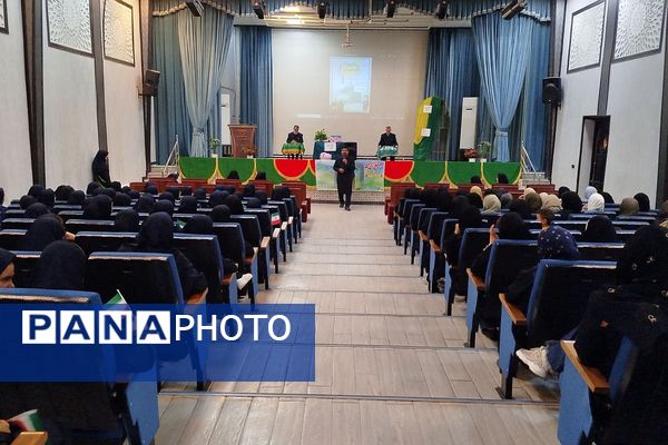 افتتاحیه طرح مصباح الهدی و جشن میلاد حضرت زینب(س) دبیرستان ریحانه النبی باقرشهر 